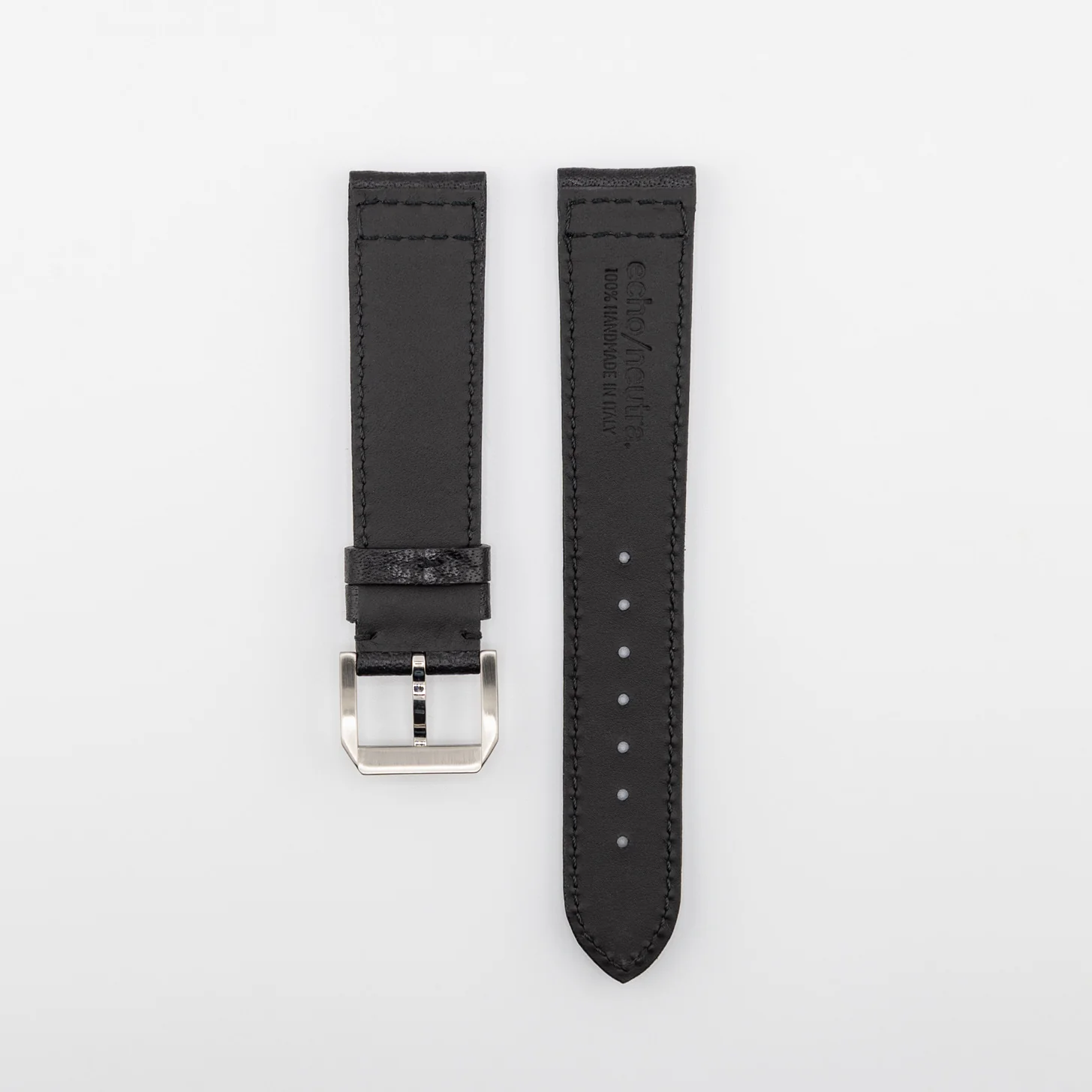 Black water buffalo leather - Image 4