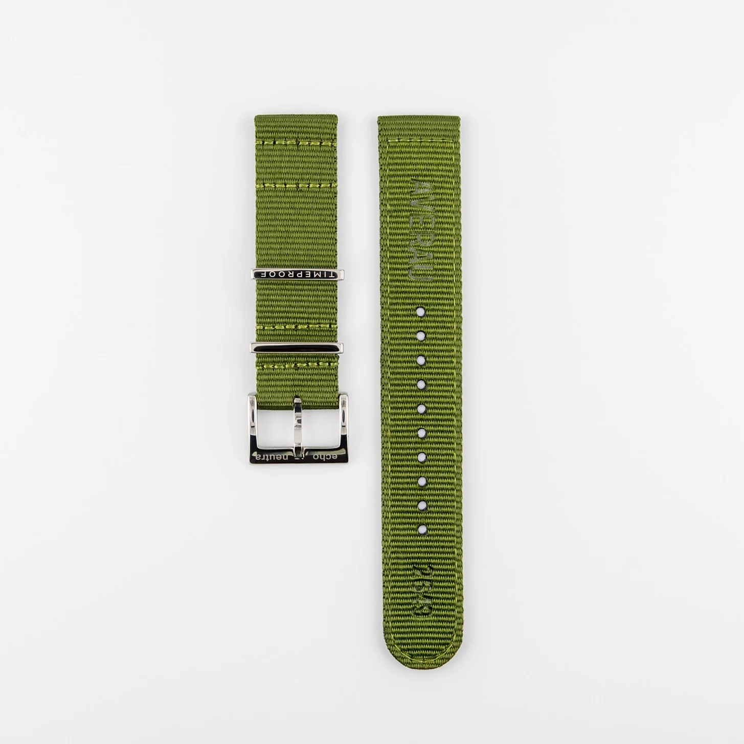 Green technical nylon strap - Image 4